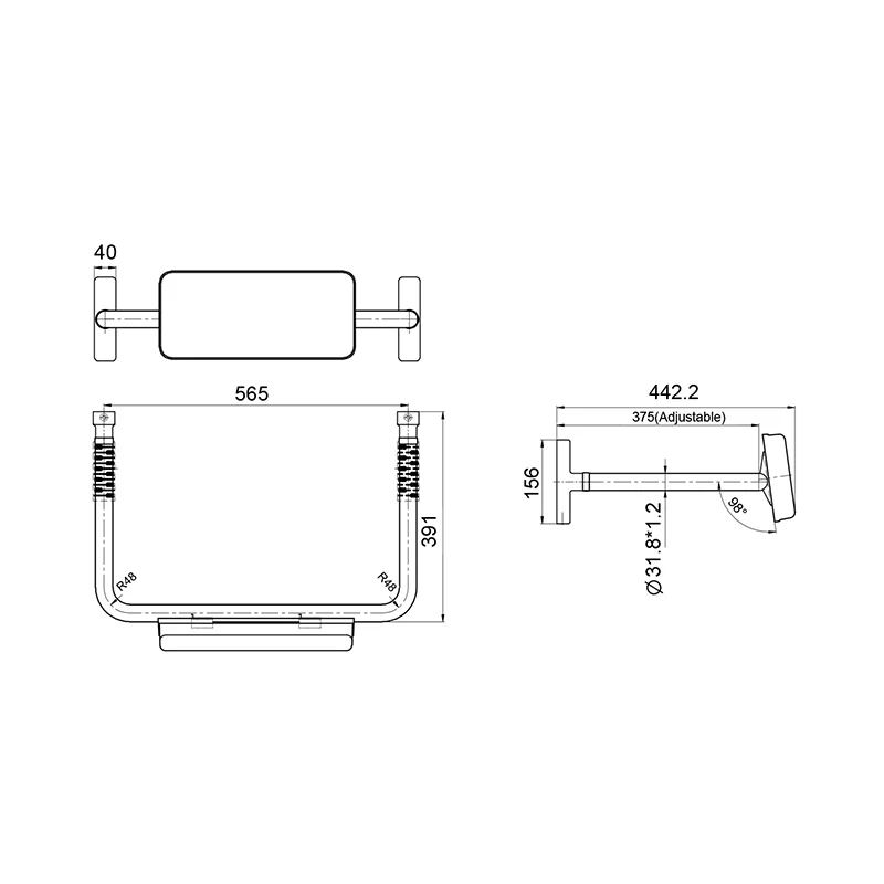 MOBI CARE Back Rest with Cushion - Image 3