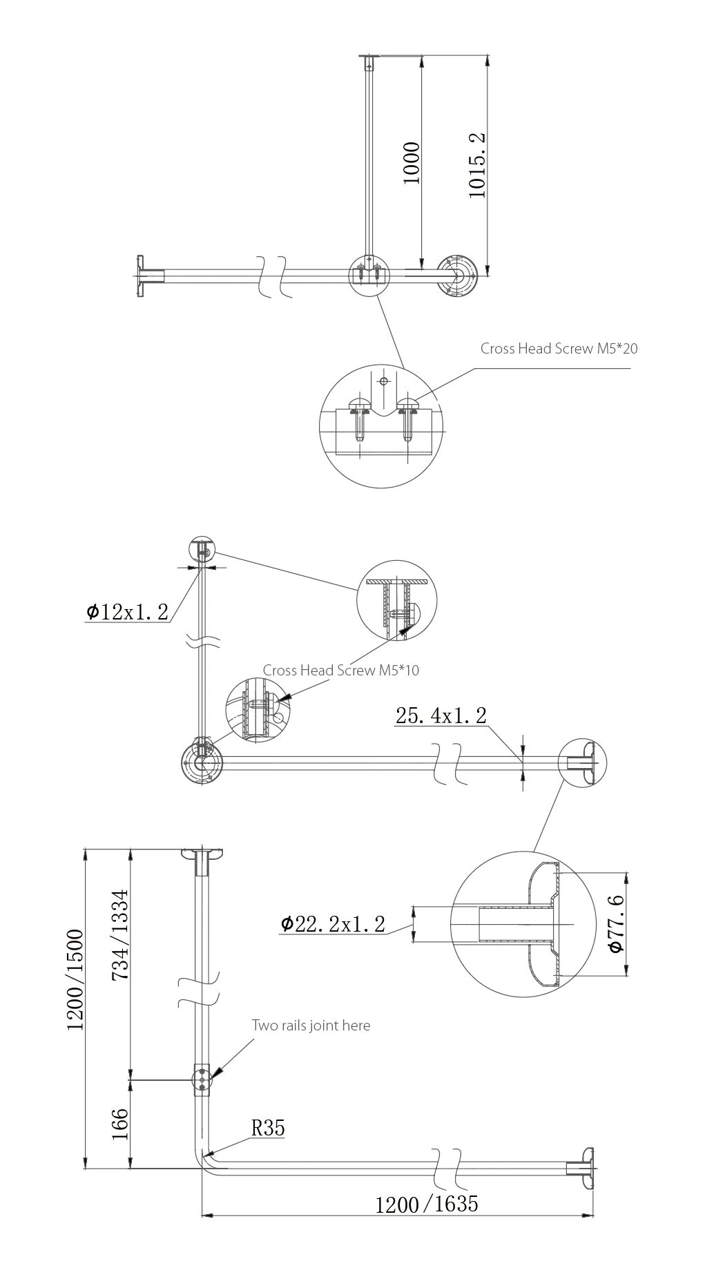 MOBI CARE Shower CurtainRail Set - Image 6